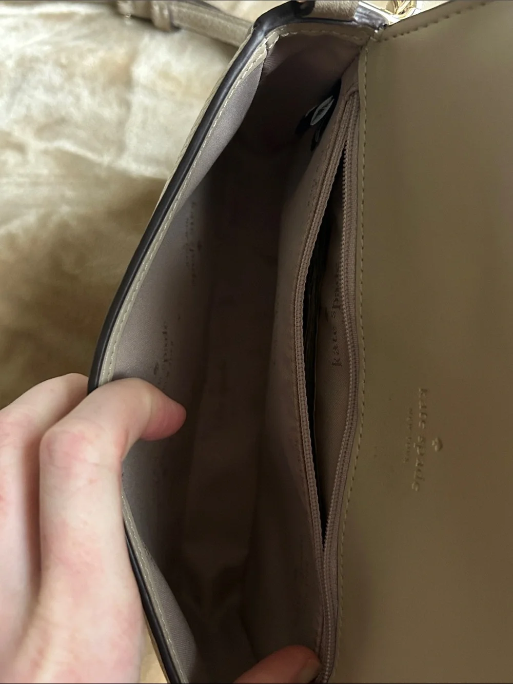 kate spade structured pebbled